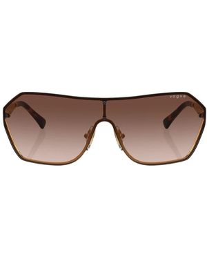 Vogue Trendige masken sonnenbrille braune verlaufsgläser