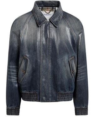 Burberry Denim Jackets - Blue