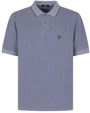 Herno Polo Shirts - Blue