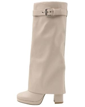 Steve Madden Heeled Boots - Natural