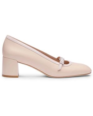 Stuart Weitzman Schoenen ,Linnen Georgie Pump 50 - Roze