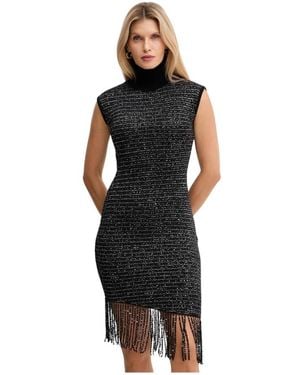 SIMONA CORSELLINI Short Dresses - Negro
