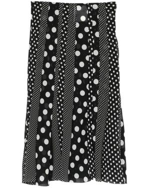 Junya Watanabe Midi Skirts - Black