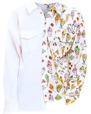 ALESSANDRO ENRIQUEZ Casual Shirts - White