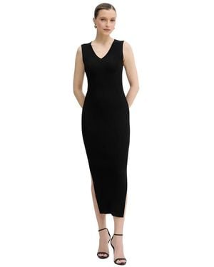 ARMANI EXCHANGE Bodycon Maxikleid - Schwarz
