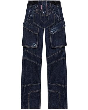 DSquared² Jeans ,Blauw ,Katoen Snowboard Venus Jeans