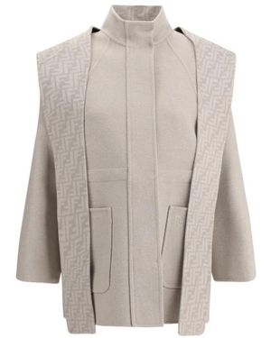 Fendi Light Jackets - Grijs