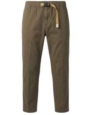 White Sand Broeken ,Bruin ,Katoen Chino - Groen