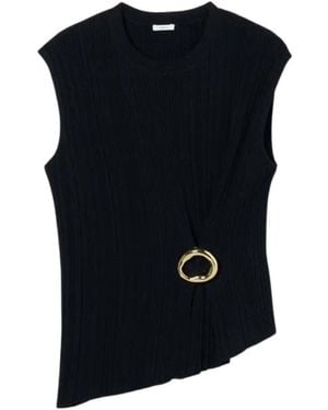 JOSEPH Round-Neck Knitwear - Noir