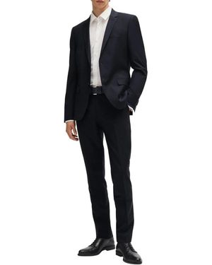 HUGO Single Breasted Suits - Nero