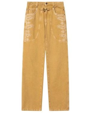 Isabel Marant Jeans ,Geel ,Katoen Elna Jeans
