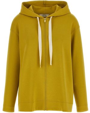 Max Mara Hoodies & Sweatvesten ,Geel ,Katoen Smm Doria Hoodie