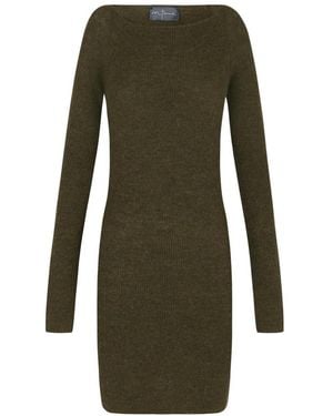 Cortana Knitted Dresses - Green
