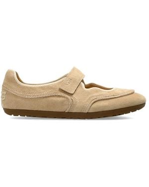 UGG Schoenen ,Suède Quill Mary Jane Trainer - Naturel