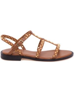 Ash Flat Sandals - Brown