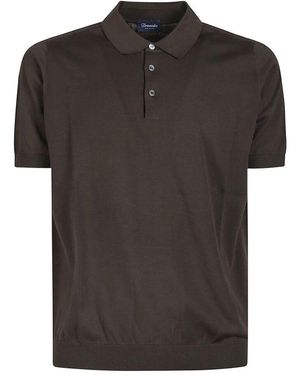 Drumohr Polo Shirts - Black