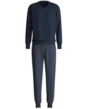 CALIDA Pyjama - Blauw