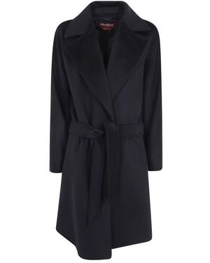 Max Mara Jassen ,Zwart ,Single-Breasted Coats