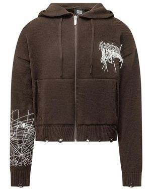 Gcds Hoodies - Marrón