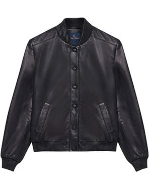 Brooks Brothers Leather Jackets - Blue