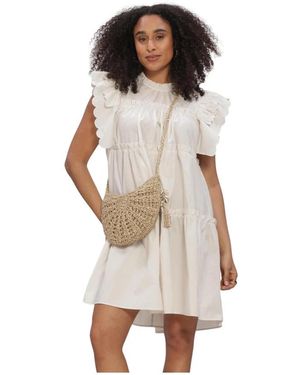 Object Objhope S/L Dress - Naturel
