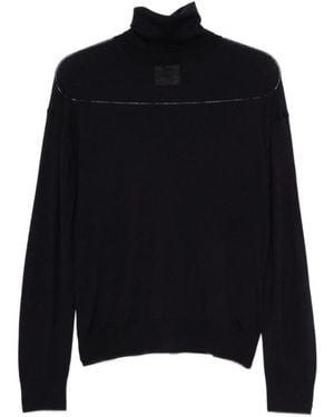 Semicouture Rollkragenpullover - Schwarz