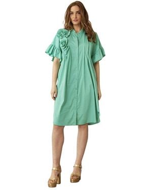 iN FRONT Midi Dresses - Verde