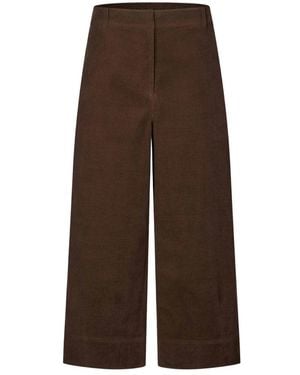 Masai Cropped Trousers - Brown