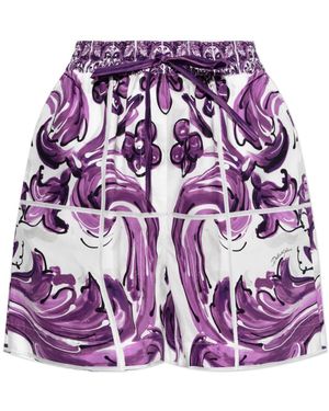 Dolce & Gabbana Short Shorts - Violet