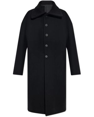 Rick Owens Single-Breasted Coats - Black