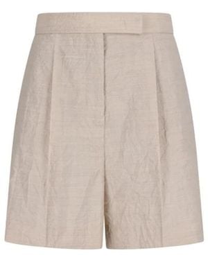 Max Mara Short Shorts - Natural