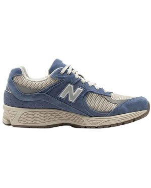 New Balance Fitness ,Blauw ,Leer Trainingsschoenen