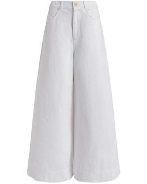 Alberta Ferretti Wide Jeans - Grey