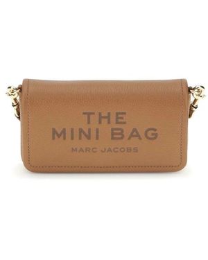 Marc Jacobs Korrelig Leren Mini Schoudertas - Bruin