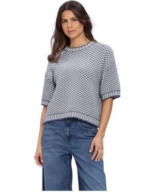 Moss Copenhagen Mschcatina Pilla 2/4 Pullover - Blau