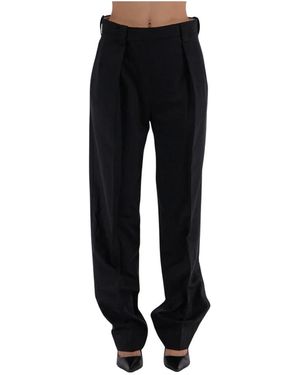Victoria Beckham Wrap Front Broek - Zwart