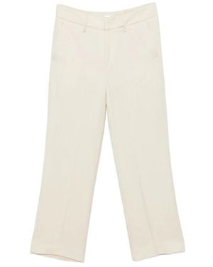 Dondup Straight Trousers - White