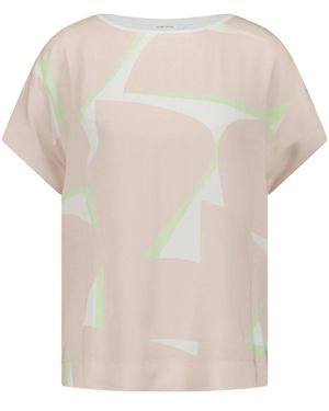 Gerry Weber Tops ,Veelkleurig ,T-Shirt 1/2 Arm - Wit