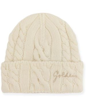 Golden Goose Virgin Wool Hat - Naturel