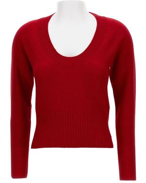 Simone Rocha Round-Neck Knitwear - Red