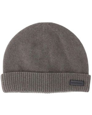 Emporio Armani Accessoires ,Grijs ,Kasjmier Em 002697 Kasjmier Muts
