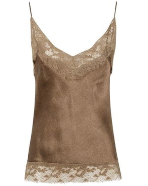 Ermanno Scervino Sleeveless Tops - Brown