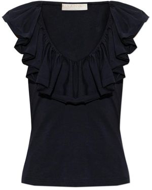 Ulla Johnson Overhemden ,Blauw ,Katoen Elsie Top - Zwart
