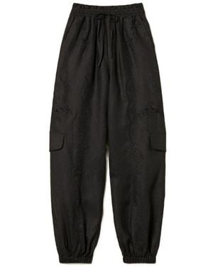 Twinset Broeken ,Zwart ,Tapered Broeken