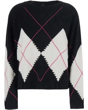 Pinko Round-Neck Knitwear - Nero