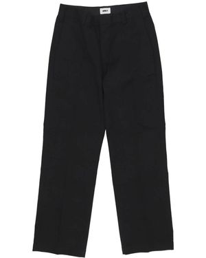 Obey Straight Trousers - Black