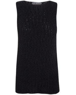 Cortana Sleeveless Tops - Black