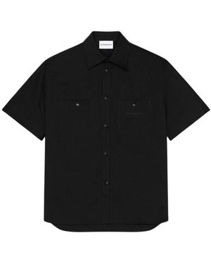 Givenchy Overhemden ,Zwart ,Katoen Couture Seam Shirt