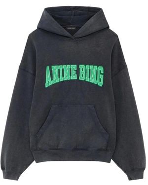 Anine Bing Hoodies - Black