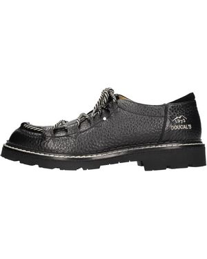 Doucal's Laced Shoes - Black